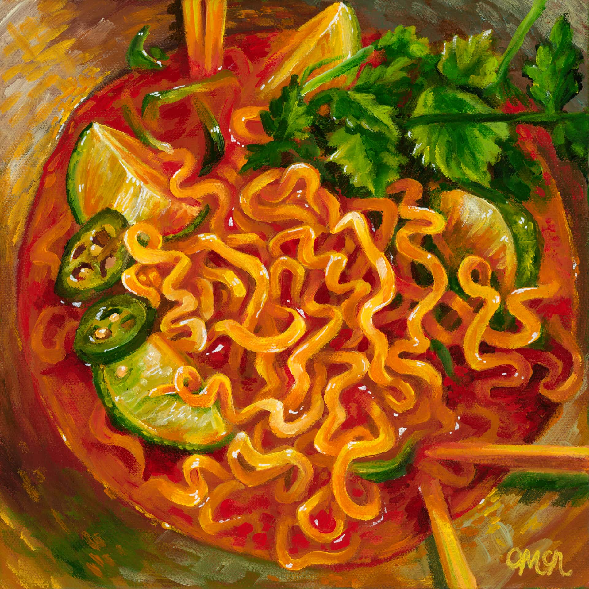 Spicy Tequila Ramen PRINT