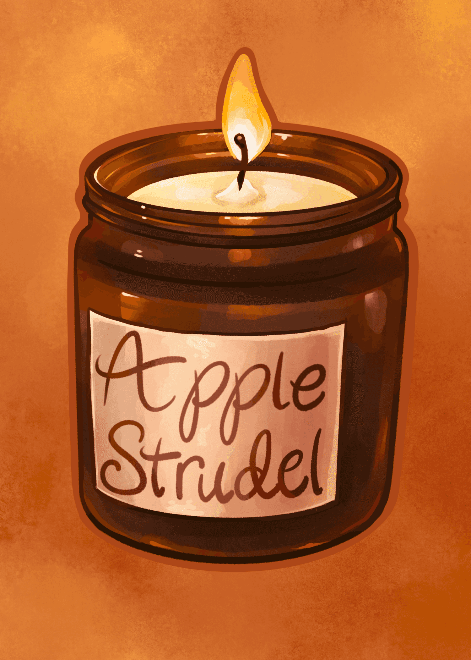 Apple Strudel Candle
