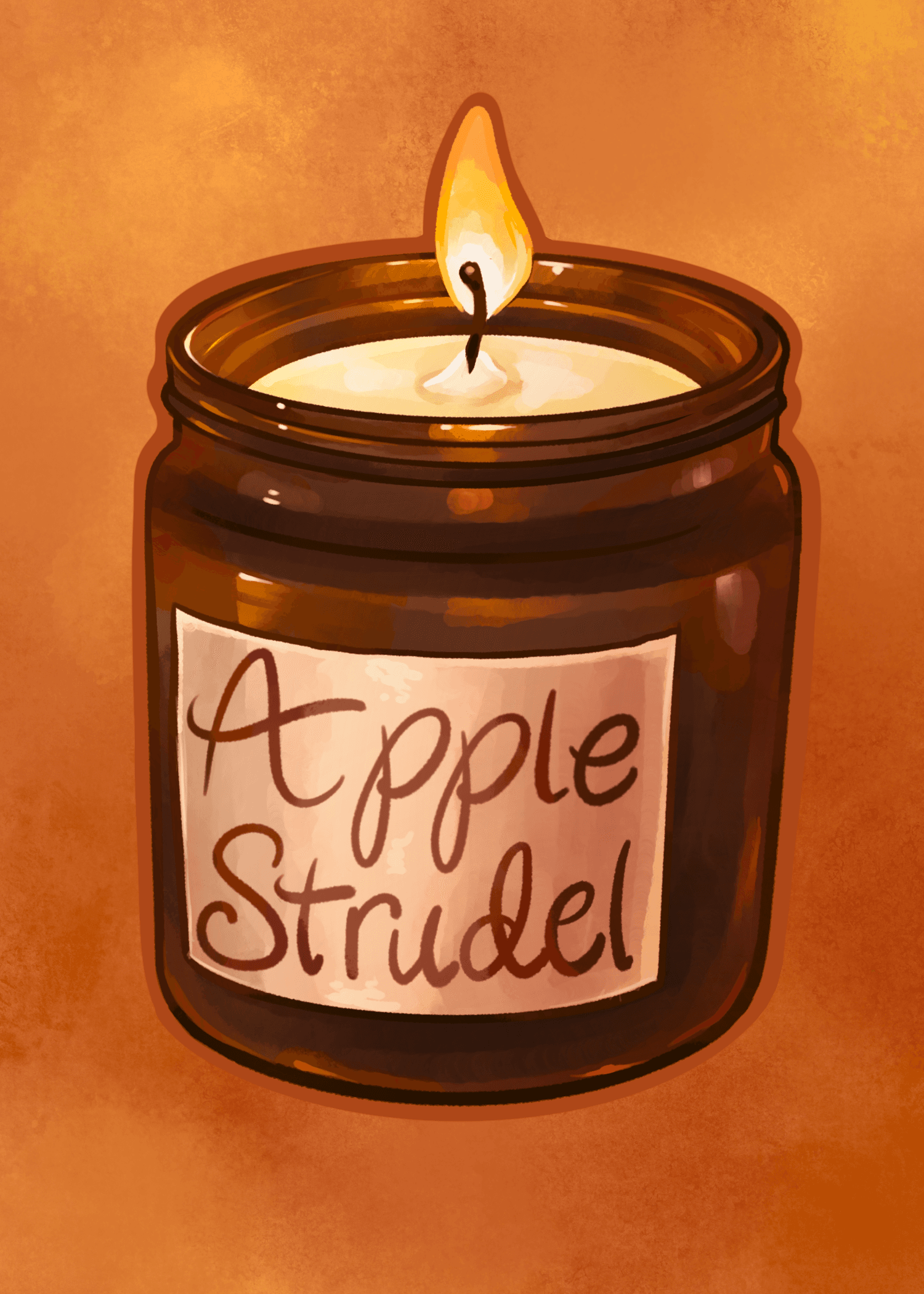 Apple Strudel Candle