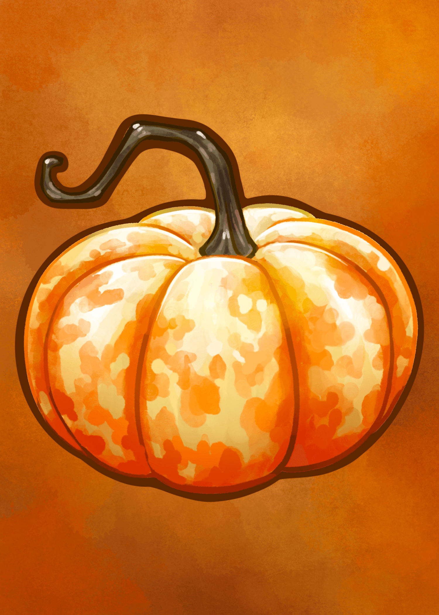 Tiger Striped Pumpkin
