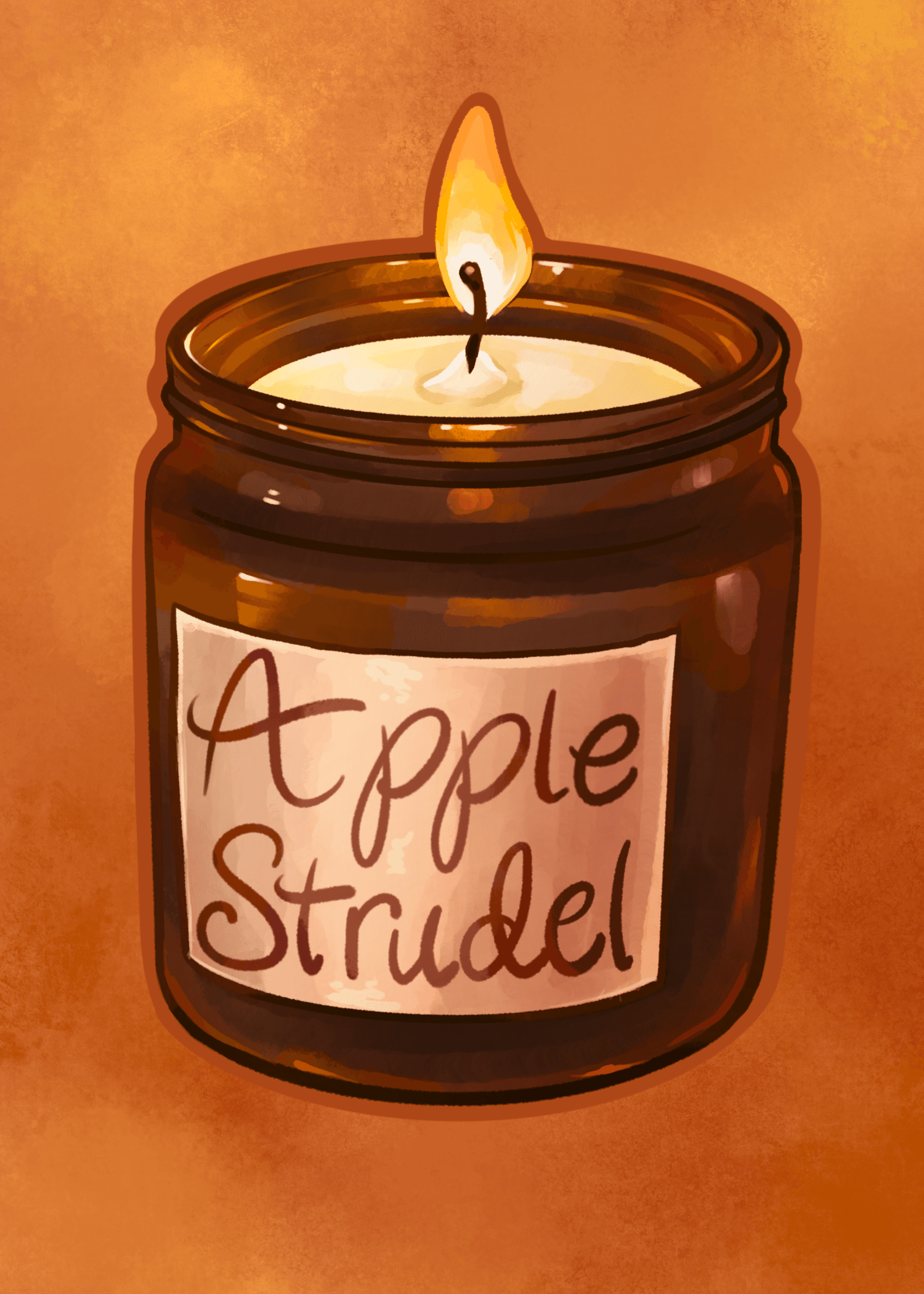 Apple Strudel Candle